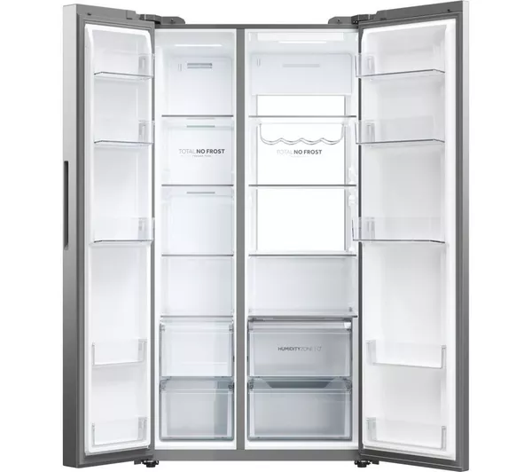 HAIER Series 7 HSW79F18ANMMUK American-Style Smart Fridge Freezer - Silver - Image 2