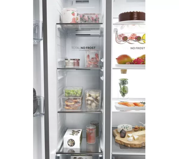 HAIER Series 7 HSW79F18ANMMUK American-Style Smart Fridge Freezer - Silver - Image 5
