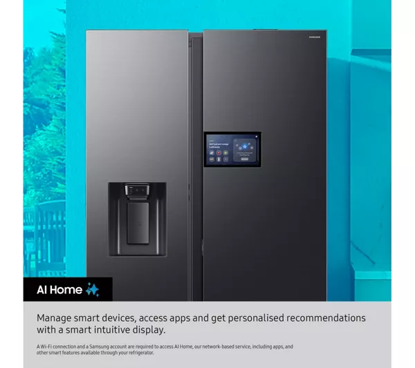 SAMSUNG Bespoke AI Series 9 RM90F67CECEU Smart Fridge Freezer - Black - Image 4