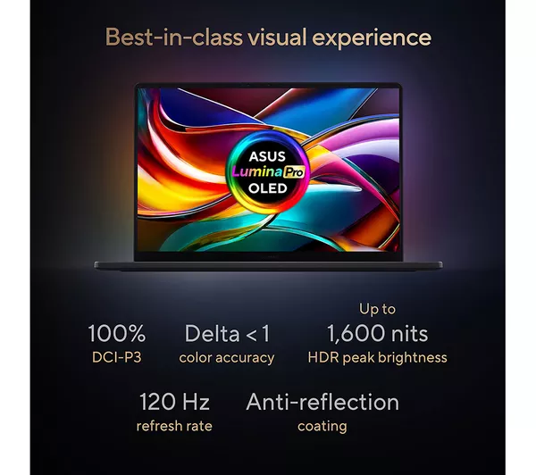 ASUS ProArt P16 Copilot+ PC OLED 16" Laptop - AMD Ryzen AI 9, 2TB SSD, Nano Black - Image 3