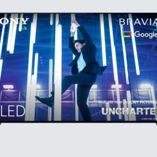 Sony - Bravia 8 K55XR80PU (2024) OLED HDR 4K Ultra HD Smart Google TV, 55 inch with Youview & Dolby Atmos, Dark Silver