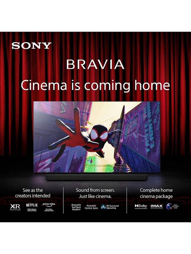 Sony - Bravia 8 K55XR80PU (2024) OLED HDR 4K Ultra HD Smart Google TV, 55 inch with Youview & Dolby Atmos, Dark Silver - Image 3