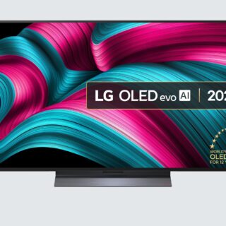 LG - OLED48C54LA (2025) OLED HDR 4K Ultra HD Smart TV, 48 inch with Dolby Atmos, Black