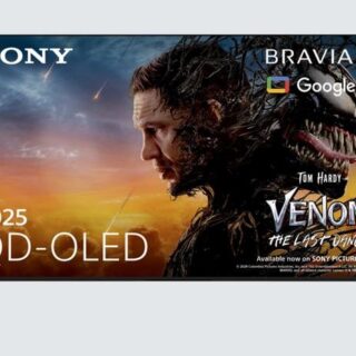 Sony - Bravia 8 II K55XR8M25BP (2025) QD-OLED HDR 4K Ultra HD Smart Google TV, 55 inch with Dolby Atmos, Black