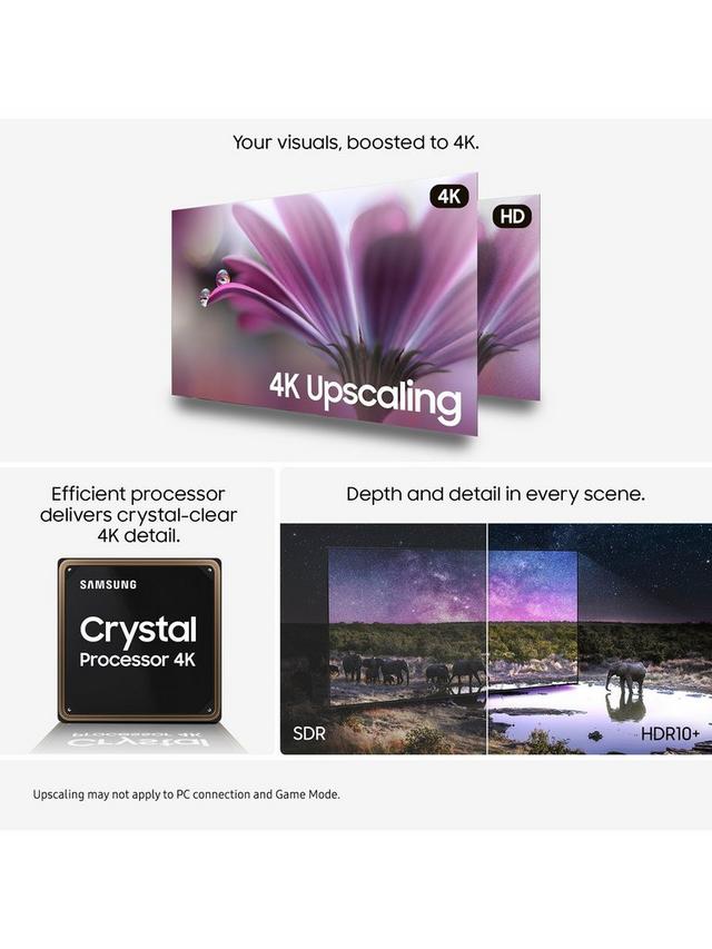 Samsung - UE55U8000F (2025) LED HDR 4K Ultra HD Smart TV, 55 inch, Black - Image 2