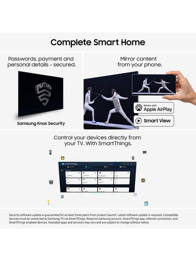 Samsung - UE55U8000F (2025) LED HDR 4K Ultra HD Smart TV, 55 inch, Black - Image 6