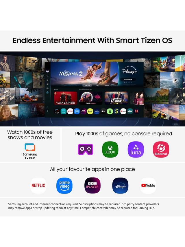 Samsung - QE50QN90F (2025) Neo QLED Mini LED HDR 4K Ultra HD Smart AI TV, 50 inch with Dolby Atmos, Black - Image 5