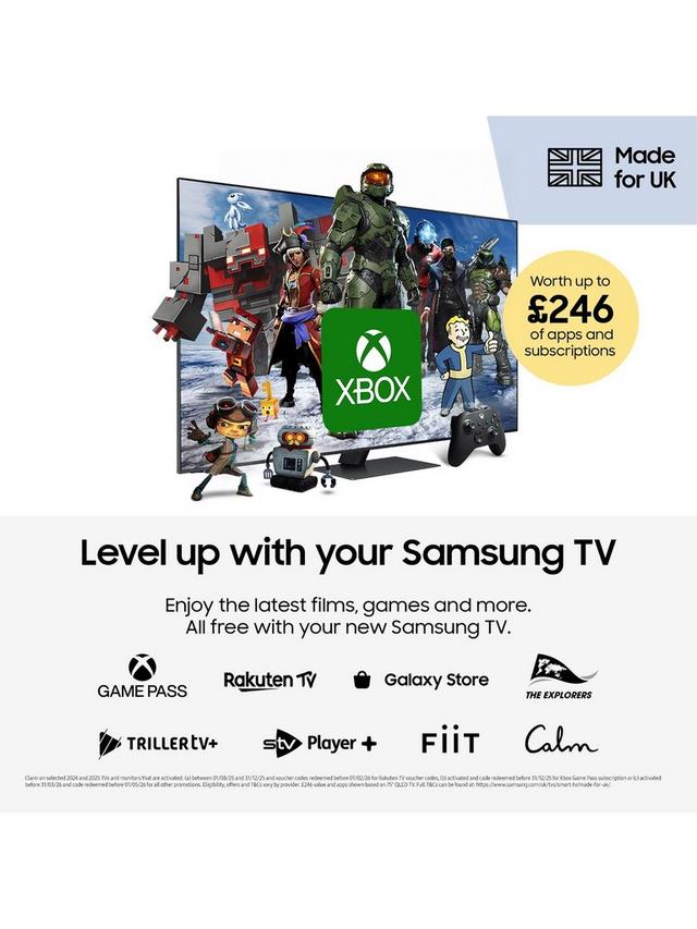 Samsung - QE43Q7F2A (2025) QLED HDR 4K Ultra HD Smart AI TV, 43 inch, Black - Image 3