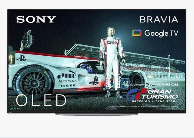 Sony - Bravia A90K, 48 inch OLED XR HDR 4K Ultra HD Smart Google TV with Youview/Freesat HD & Dolby Atmos, XR48A90K