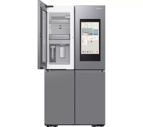SAMSUNG Family Hub with AI Vision RF65DG9H0ESREU Smart Fridge Freezer - Silver - Image 2
